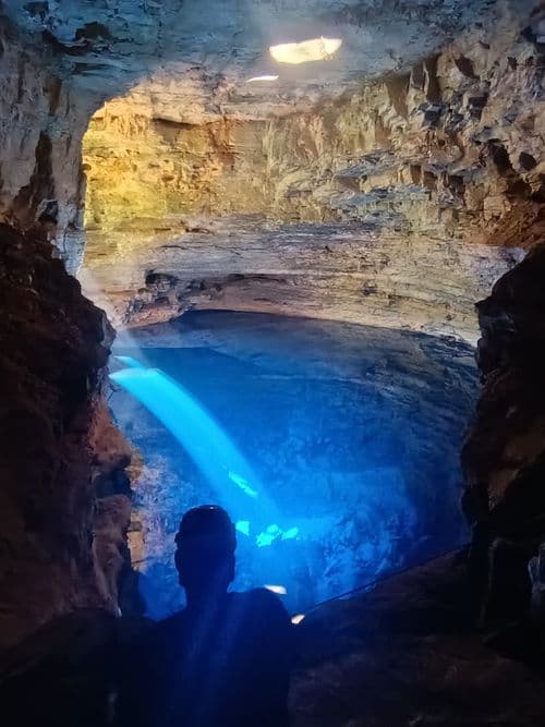 Poço Encantado e Poço Azul da Chapada Diamantina
